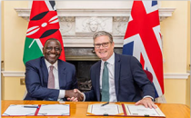 为了改变肯尼亚医疗行业，Ruto与英国大学签署了数百万美元的健康合作协议